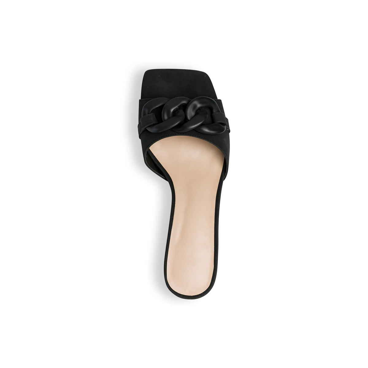 Sandali neri da donna con maxi-catena e tacco 5 cm Swish Jeans - Image 7