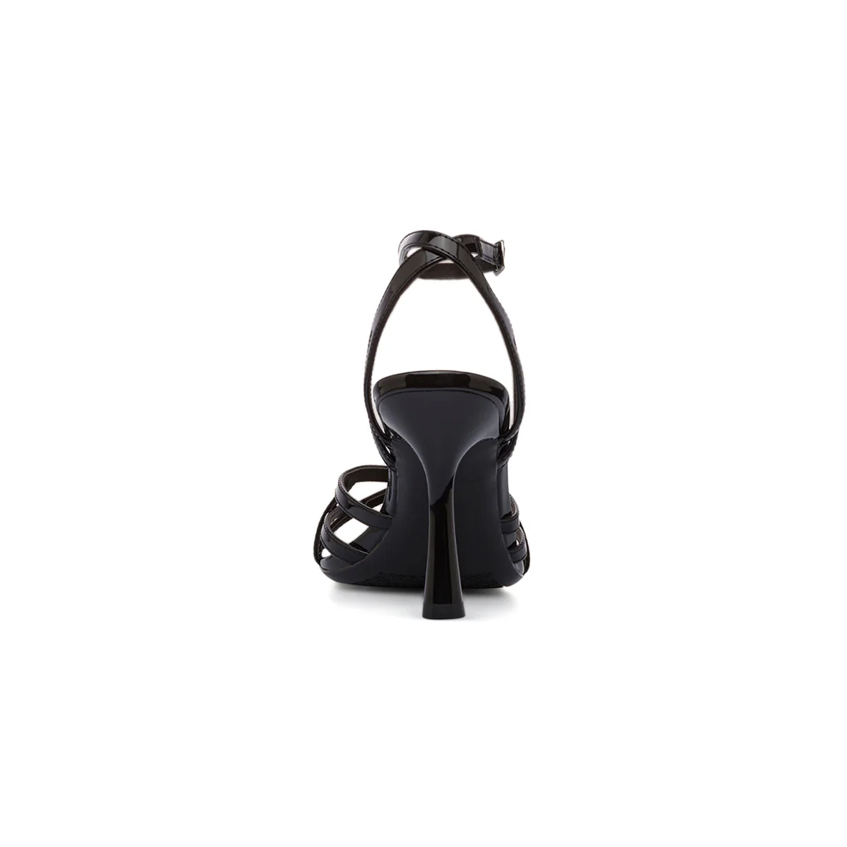Sandali neri da Donna con motivo incrociato e tacco a spillo 9,5 cm Swish Jeans - Image 4