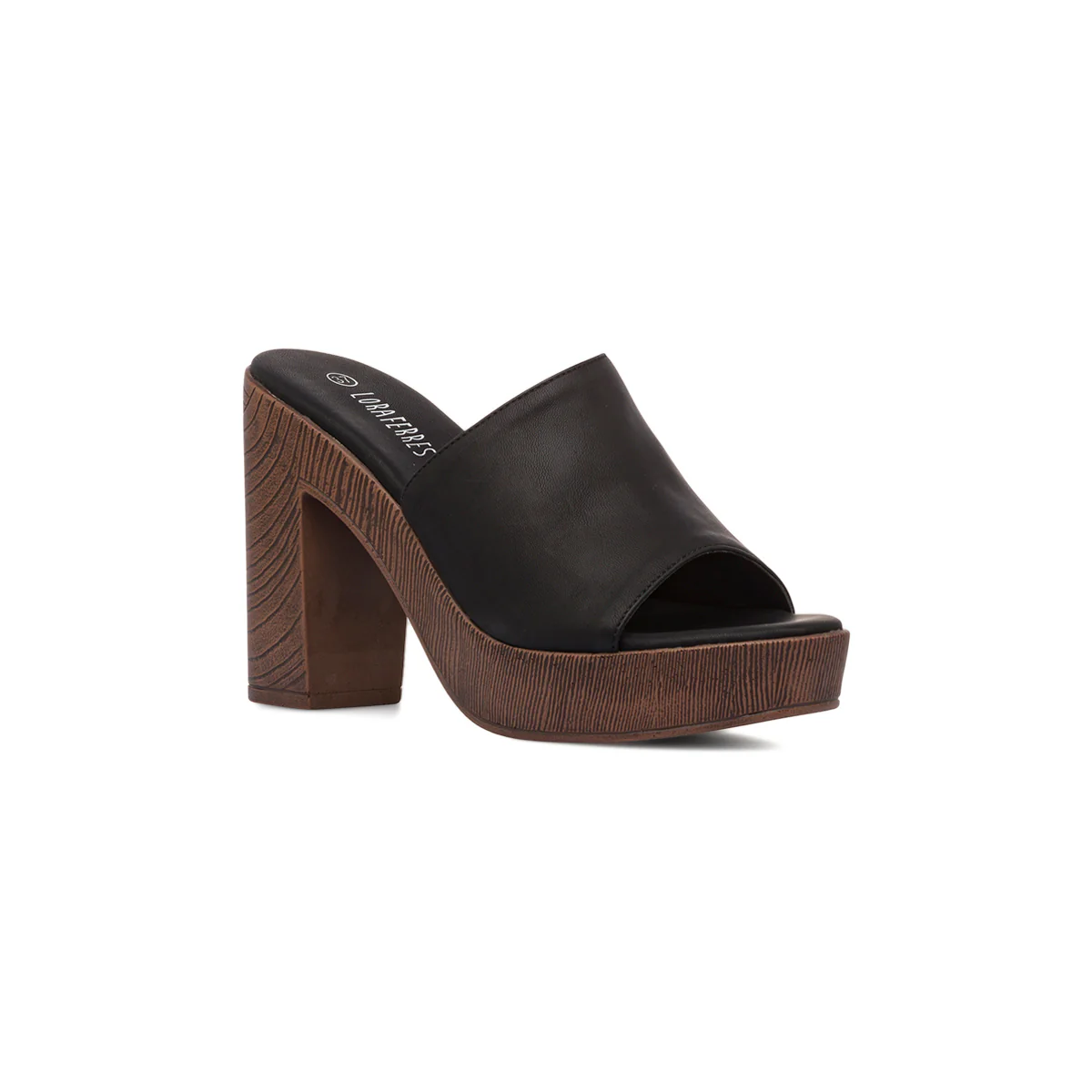 Sandali neri da Donna con Plateau e tacco alto 11 cm Lora Ferres - Image 2