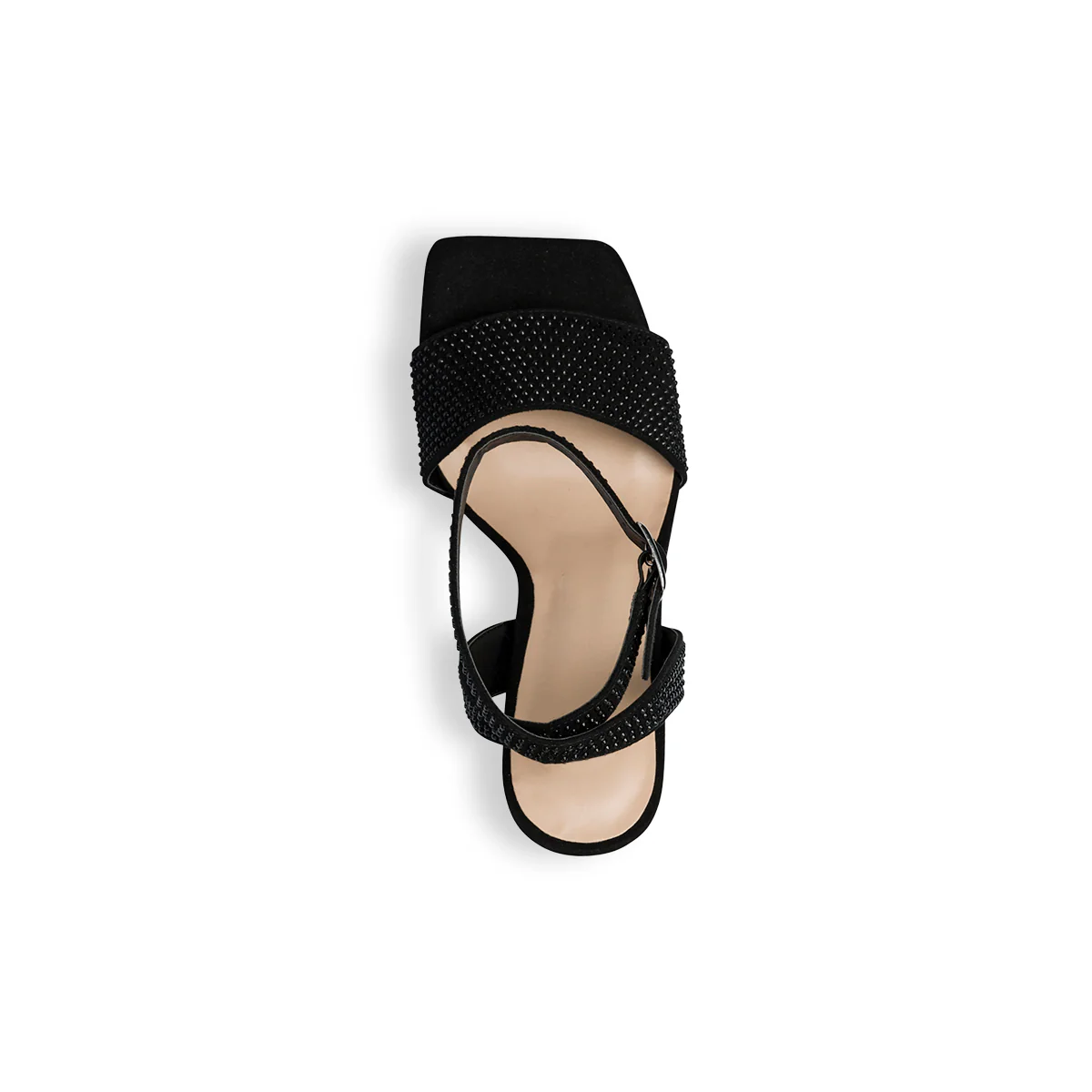 Sandali neri da donna con strass e tacco 9 cm Swish Jeans - Image 8