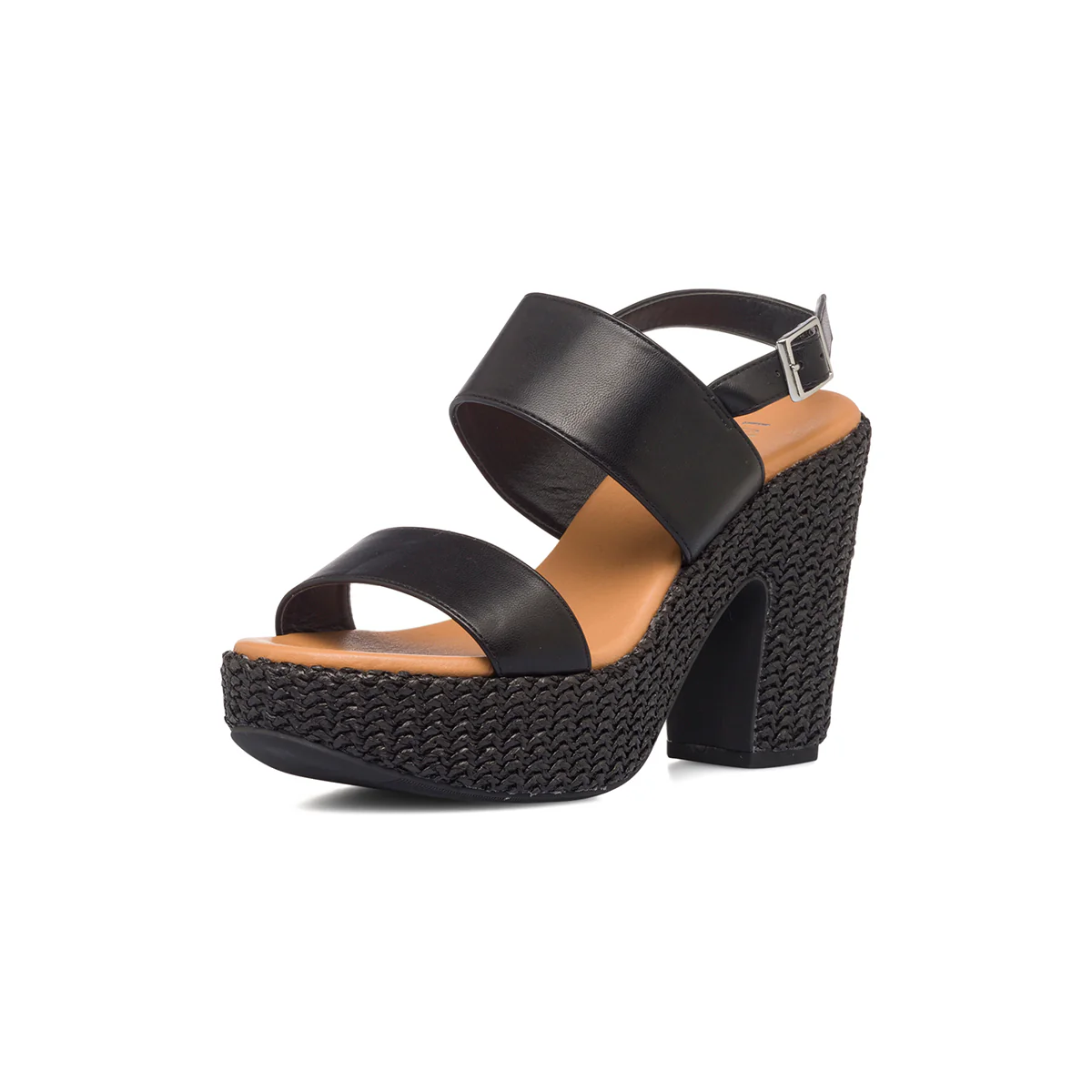 Sandali neri da donna con tacco 10 cm Lora Ferres - Image 2