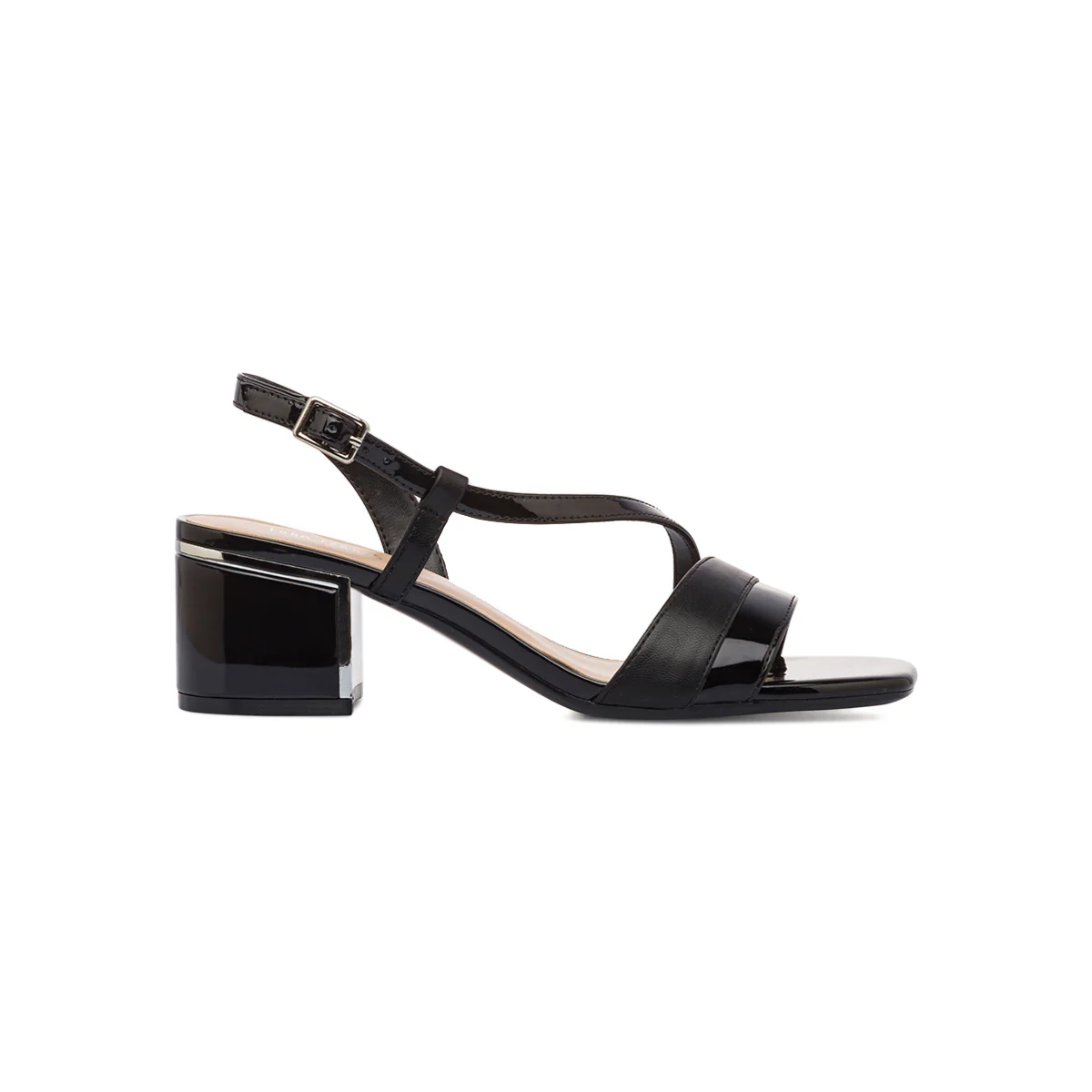Sandali neri da Donna con tacco 5 cm Lora Ferres