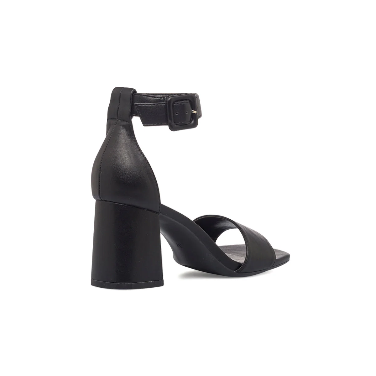 Sandali neri da donna con tacco a blocco 7 cm Lora Ferres - Image 6