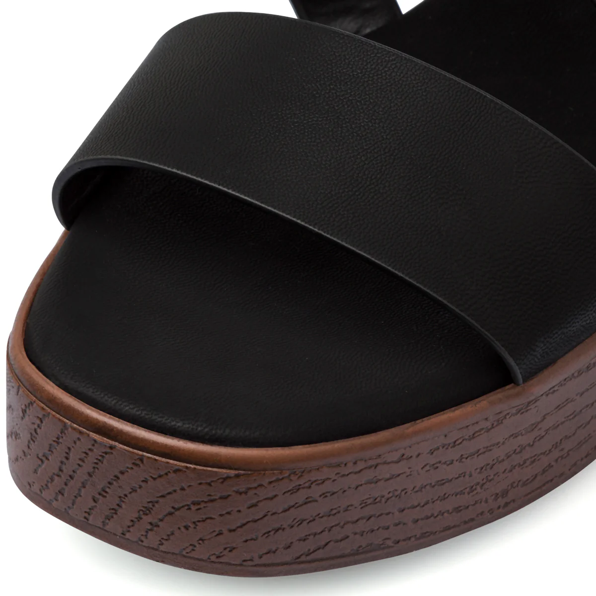 Sandali neri da Donna con tacco a blocco 8,5 cm Lora Ferres - Image 4