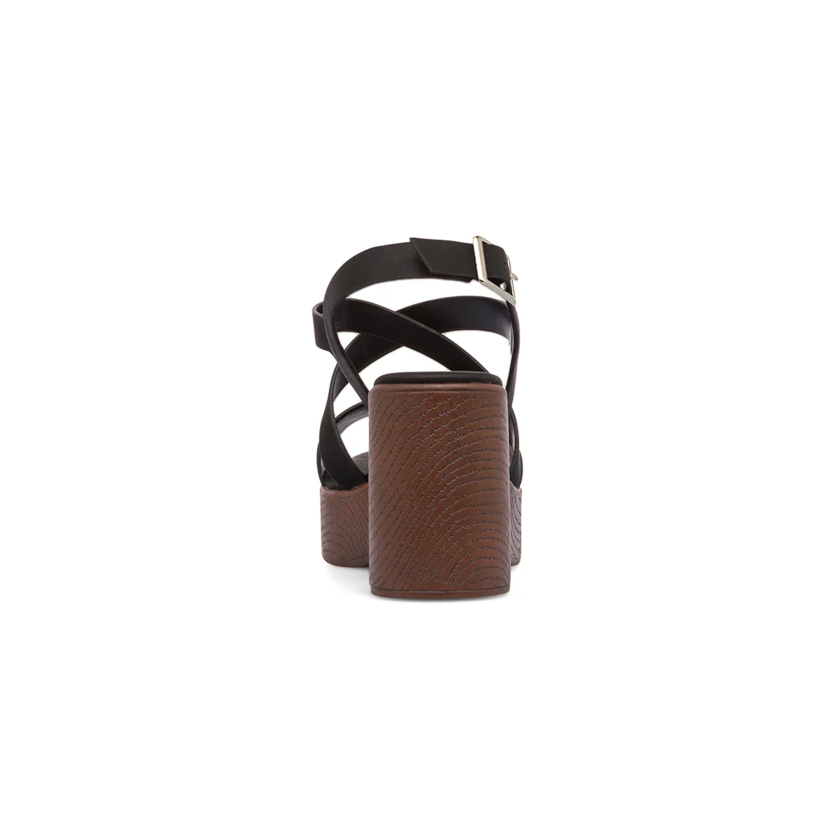 Sandali neri da Donna con tacco a blocco 8,5 cm Lora Ferres - Image 6