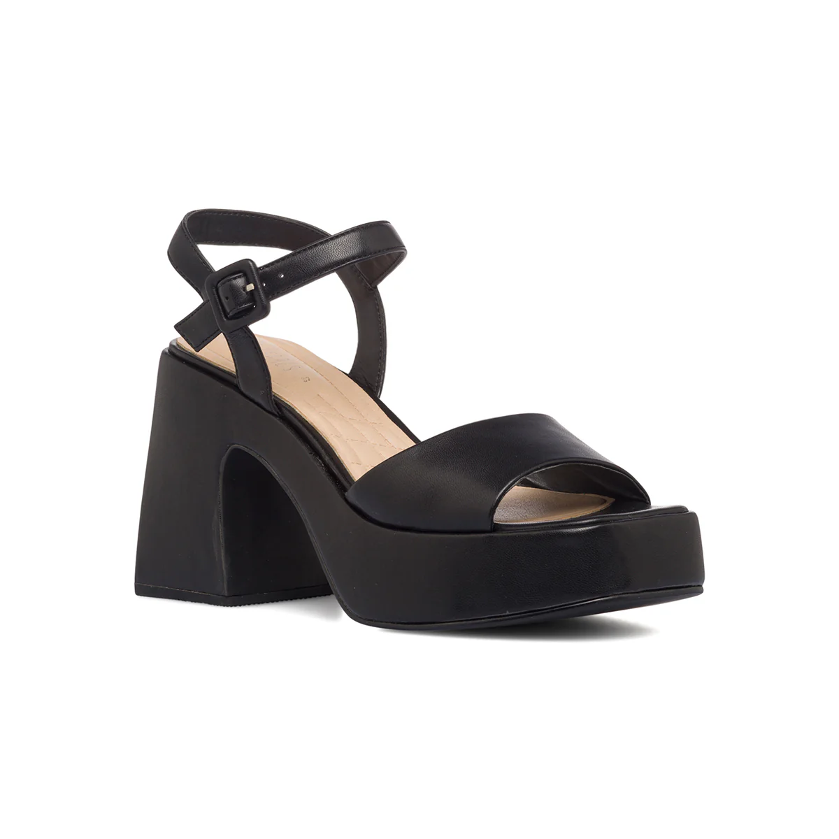 Sandali neri da donna con tacco a blocco e plateau Swish Jeans - Image 5