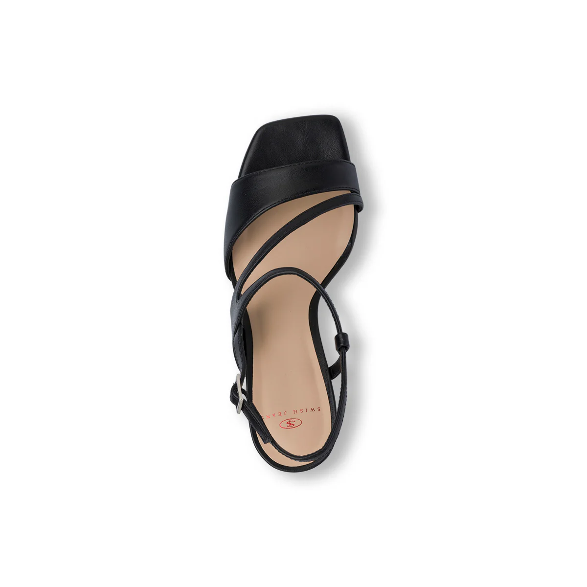 Sandali neri da Donna con tacco a rocchetto 7,5 cm cm Swish Jeans - Image 6