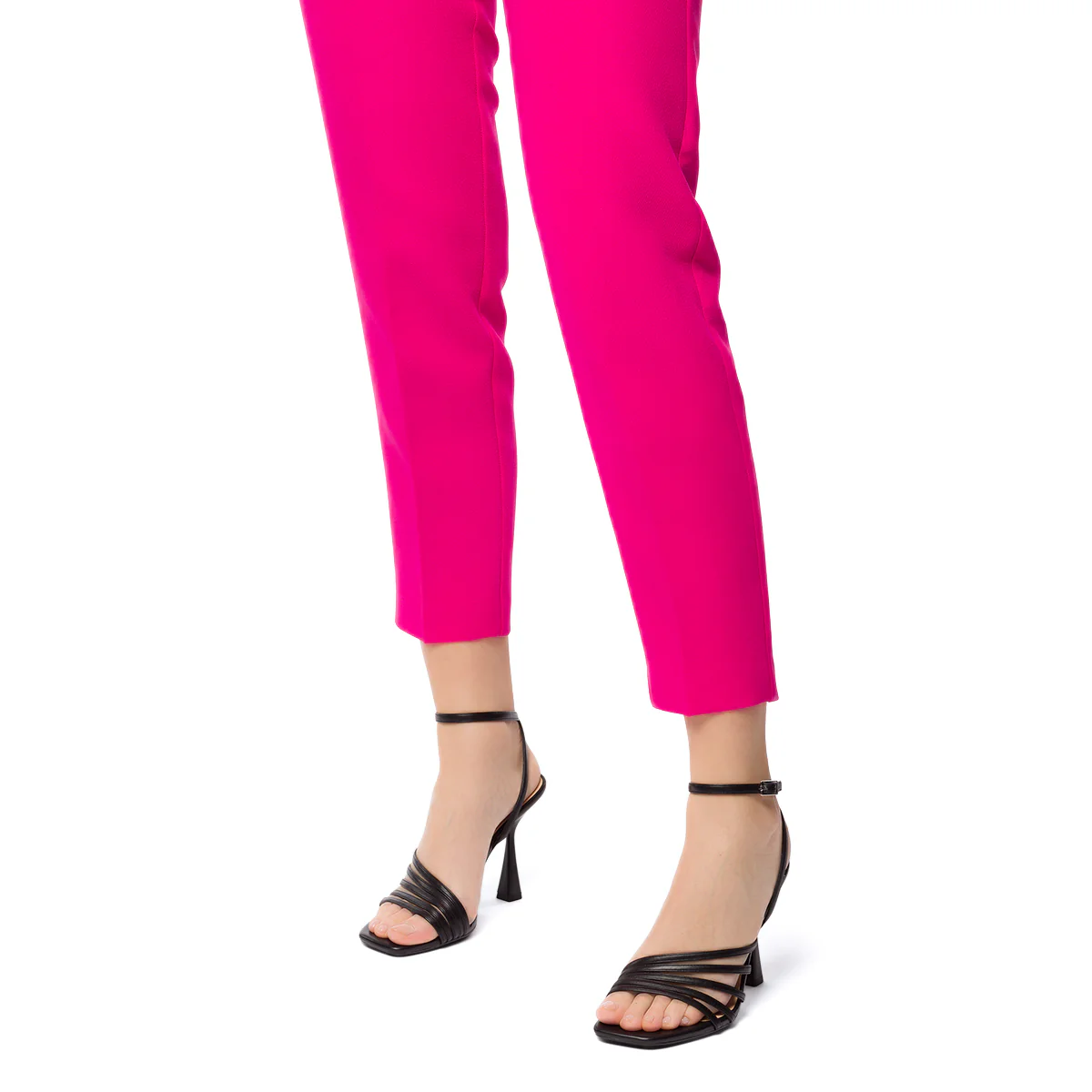 Sandali neri da donna con tacco a rocchetto 9 cm Swish Jeans - Image 3
