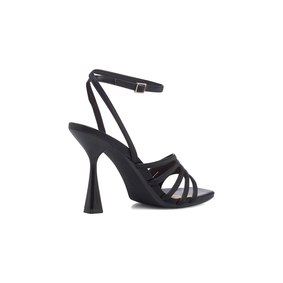 Sandali neri da donna con tacco a rocchetto 9 cm Swish Jeans - Image 6