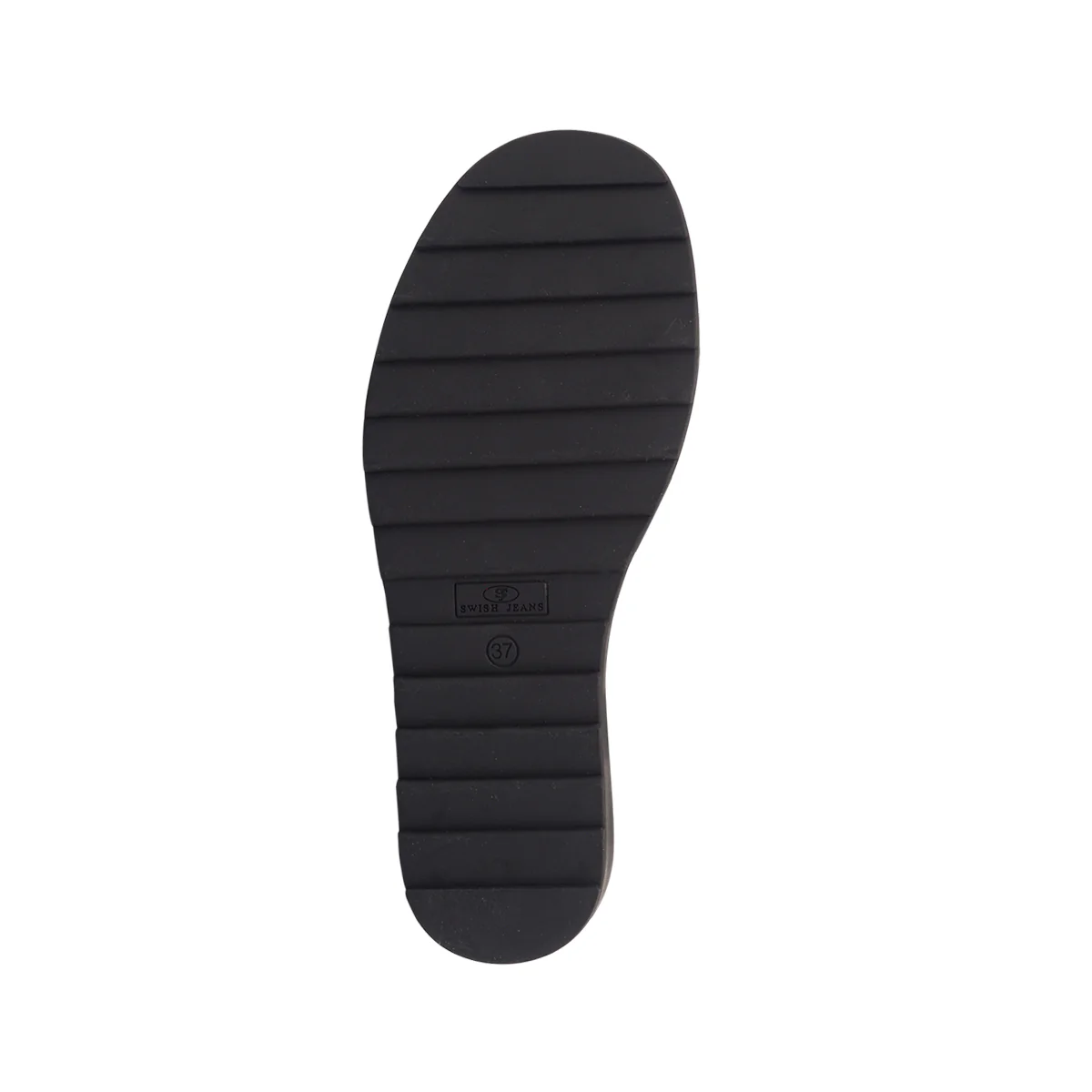 Sandali neri da donna con zeppa 7 cm Lora Ferres - Image 4