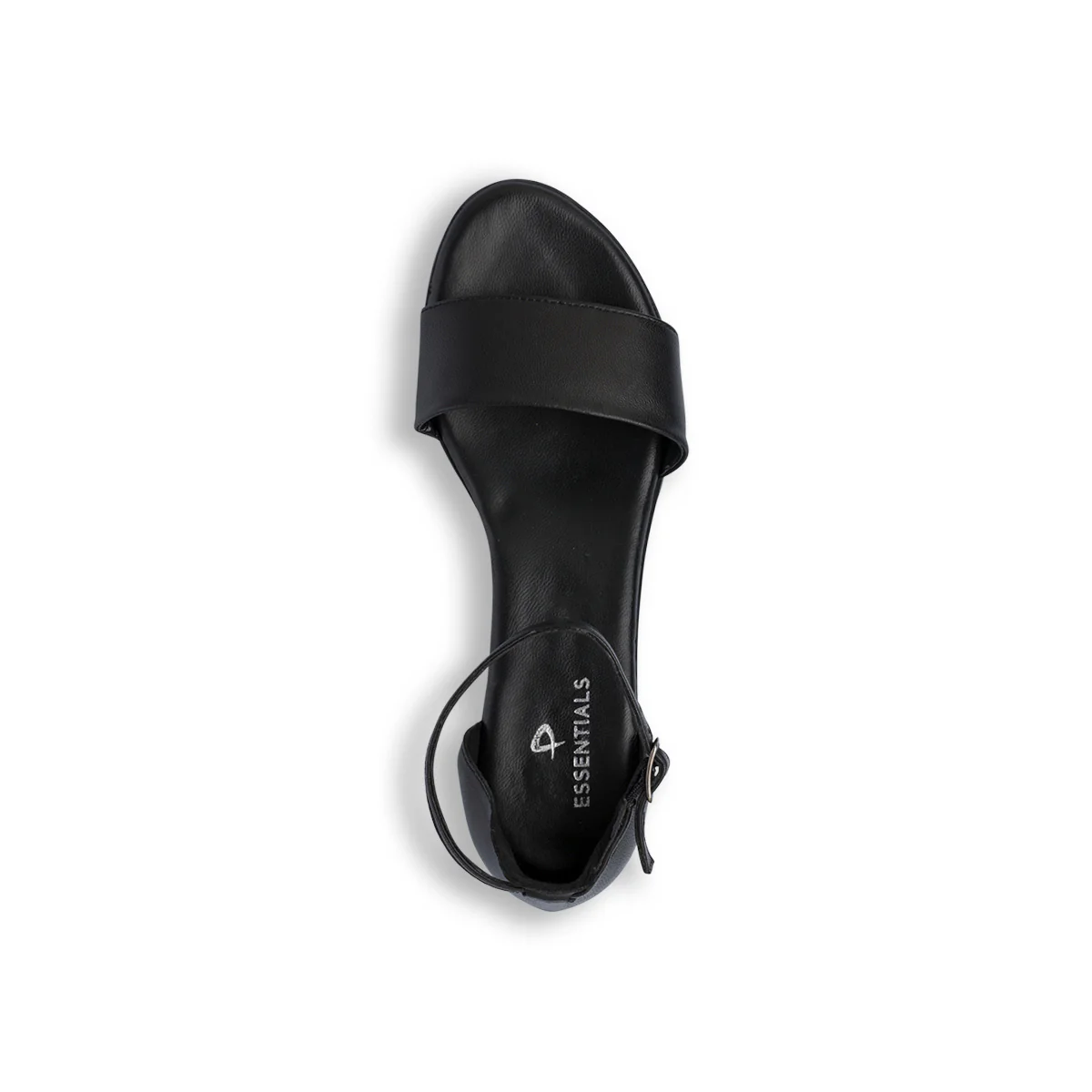 Sandali neri da Donna in pelle con tacco 3,5 cm P Essentials - Image 6