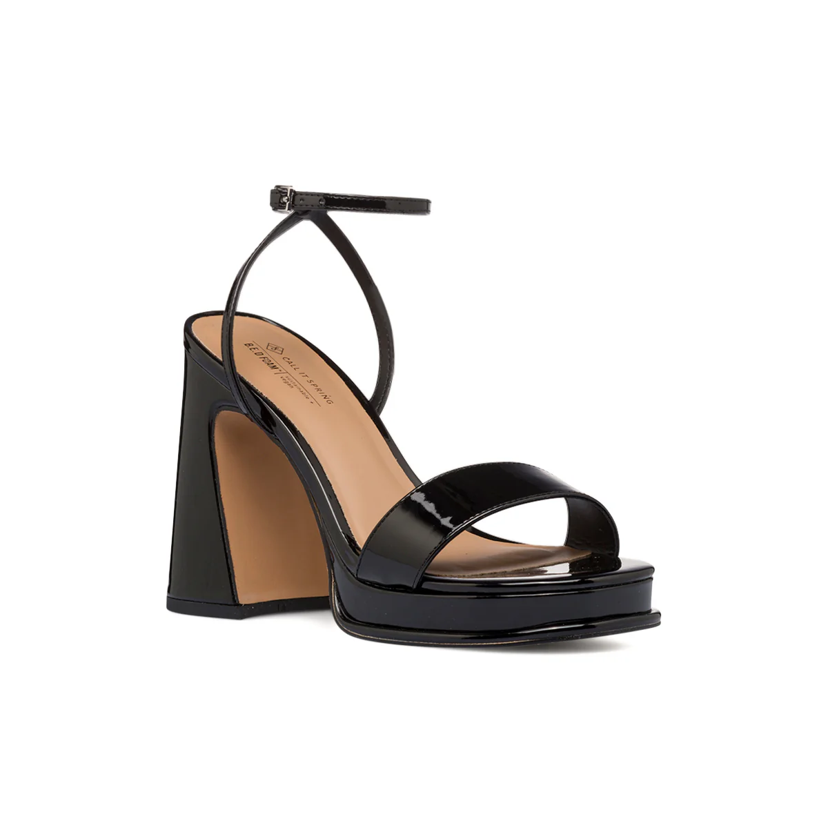 Sandali neri da donna in "pelle vegana" con tacco 10 cm Call It Spring Debbra - Image 2