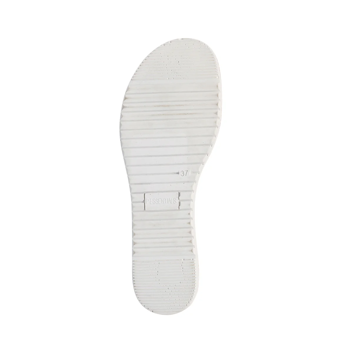 Sandali neri in pelle da donna con zeppa 4 cm P Essentials - Image 5