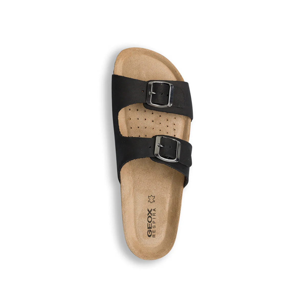 Sandali neri in pelle da donna Geox Brionia - Image 7