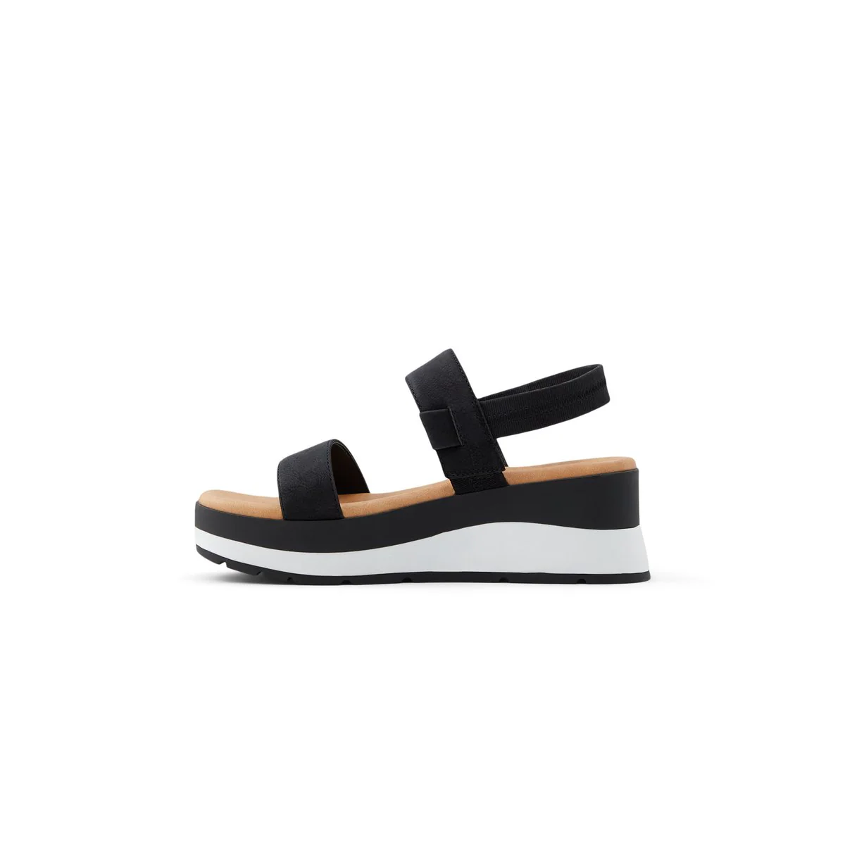 Sandali neri in pelle vegana con suola 6 cm Call It Spring Moedda - Image 3