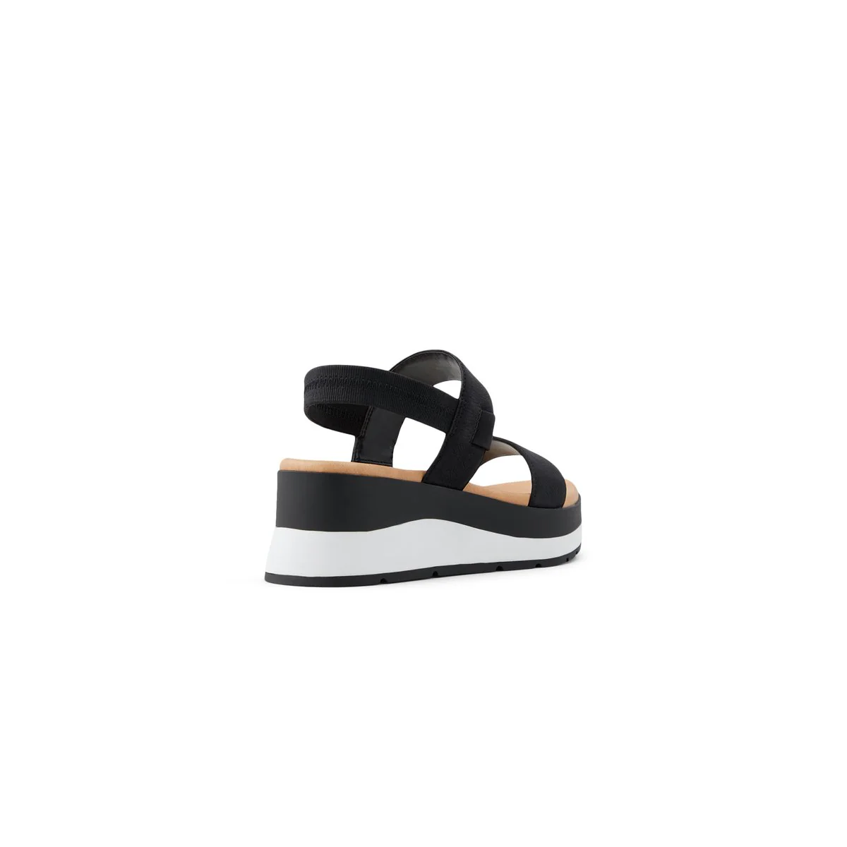 Sandali neri in pelle vegana con suola 6 cm Call It Spring Moedda - Image 4