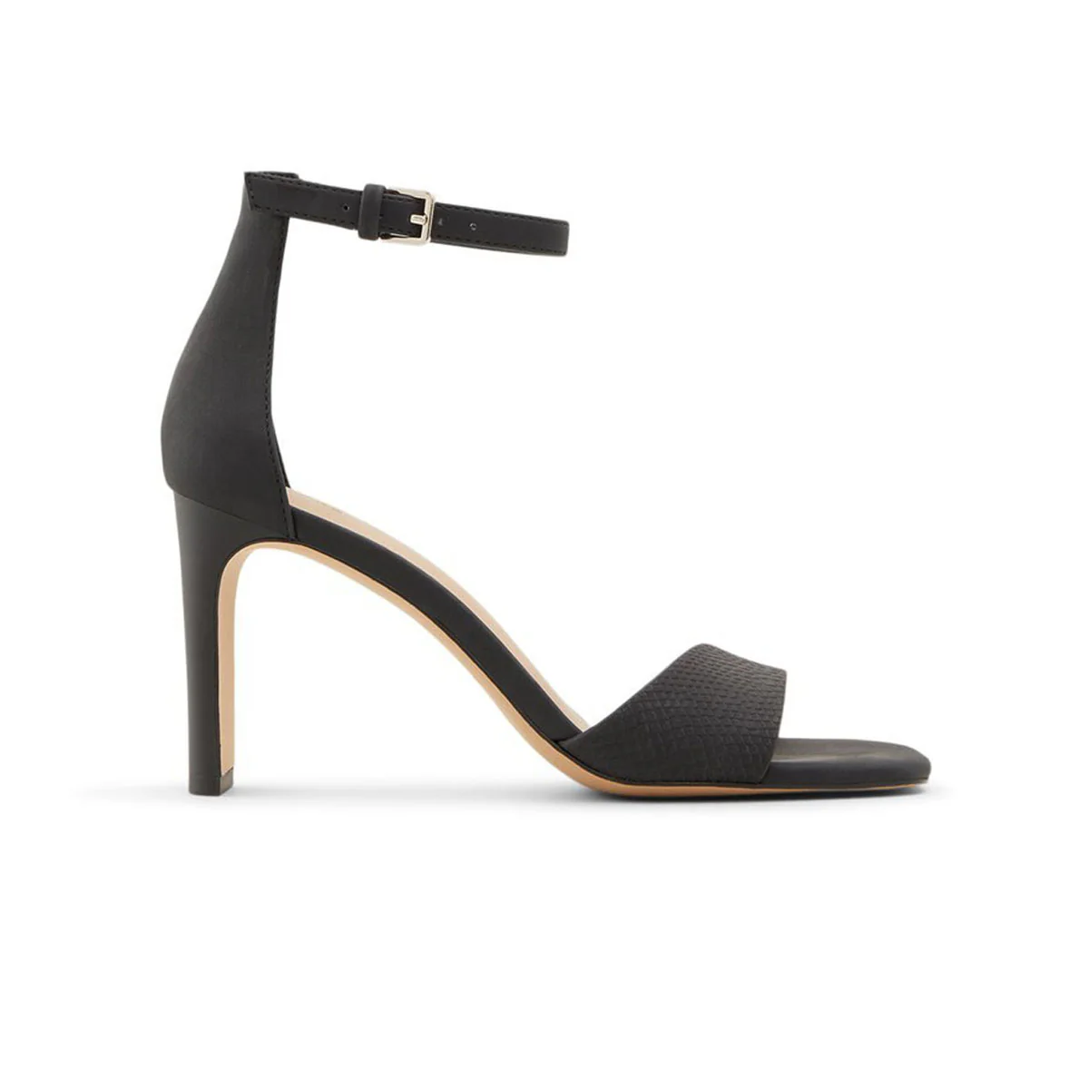 Sandali neri in pelle vegana con tacco 9 cm Call It Spring Ollille
