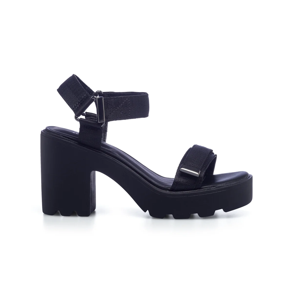 Sandali neri in "pelle vegana" da donna con tacco 9 cm Call It Spring Veronika