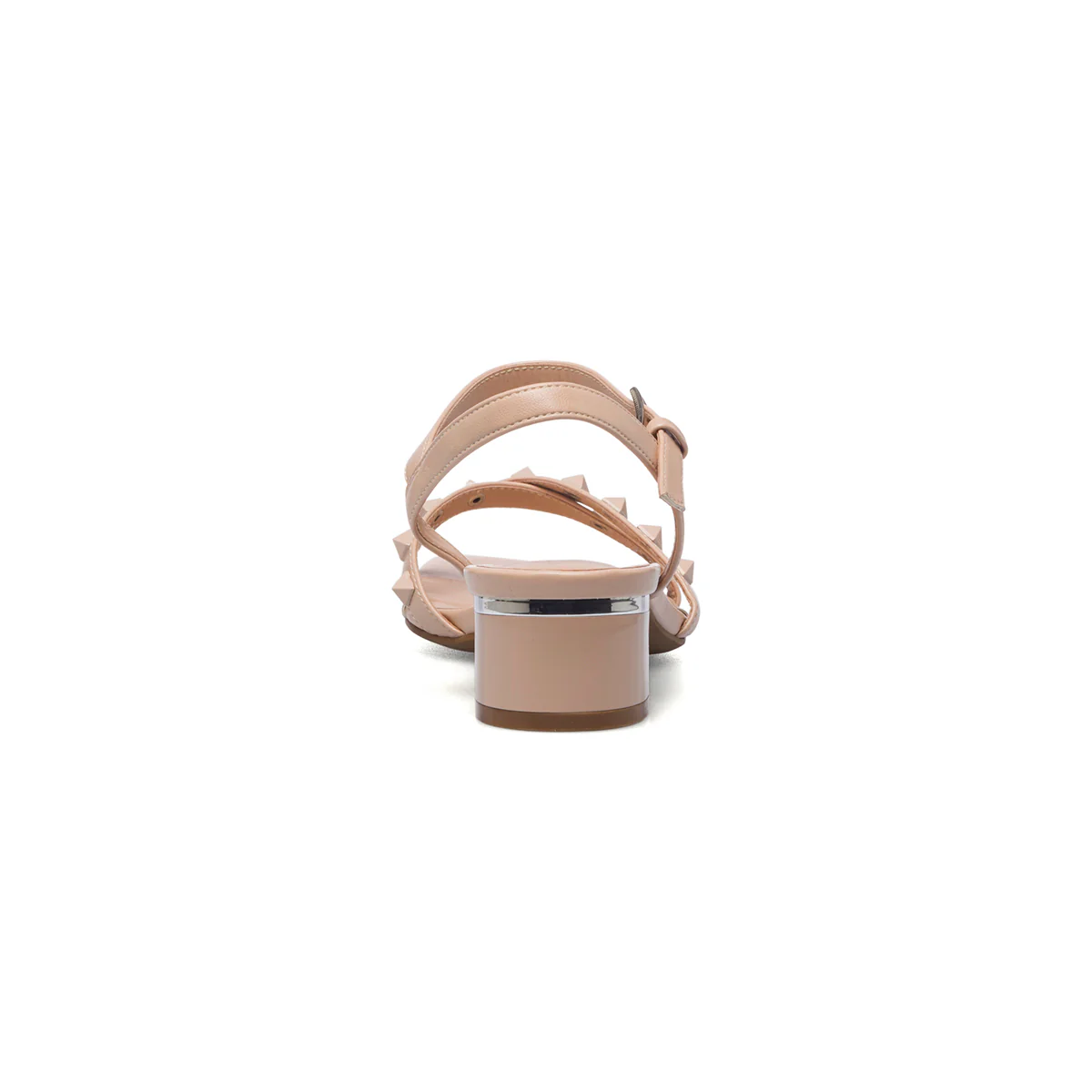 Sandali nude da donna con borchie a piramide e tacco 4 cm Lora Ferres - Image 15