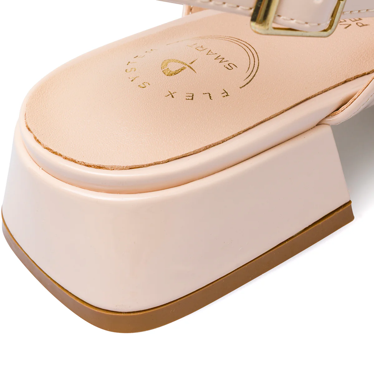 Sandali Nude comodi e flessibili da Donna con Tacco basso P Smart - Image 4