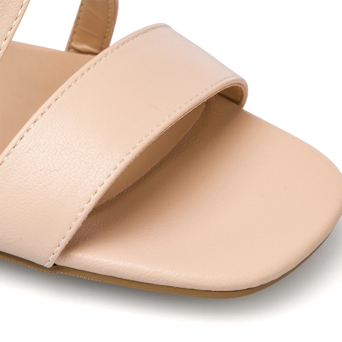 Sandali nude da donna con fasce incrociate e tacco 7 cm Lora Ferres - Image 5