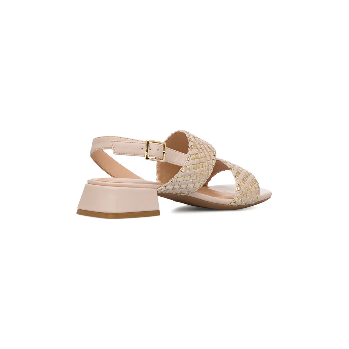 Sandali con tacco comodi e flessibili nude da Donna con intreccio P Smart - Image 3