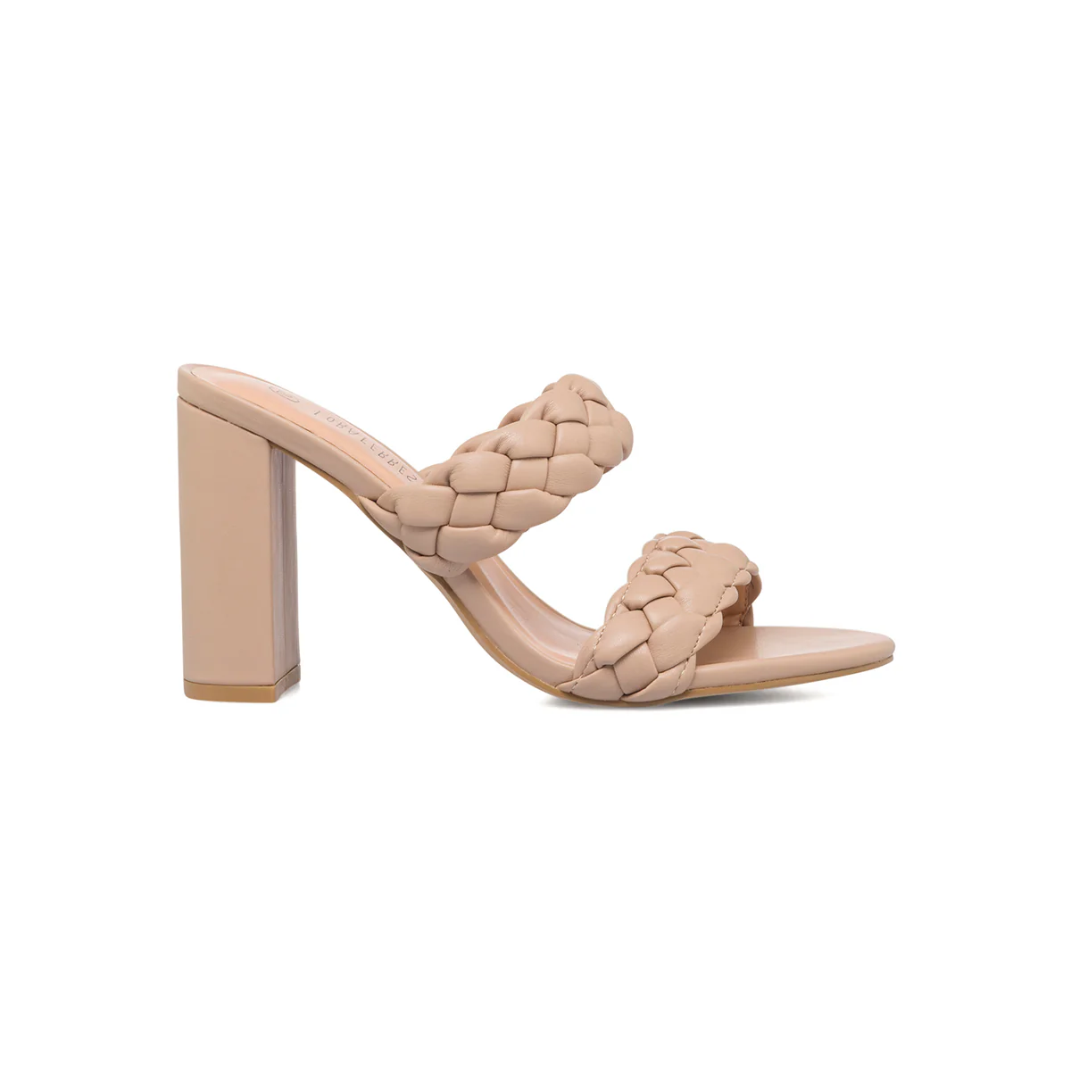 Sandali nude da donna con tacco a blocco 9 cm e doppia fascia Lora Ferres - Image 4