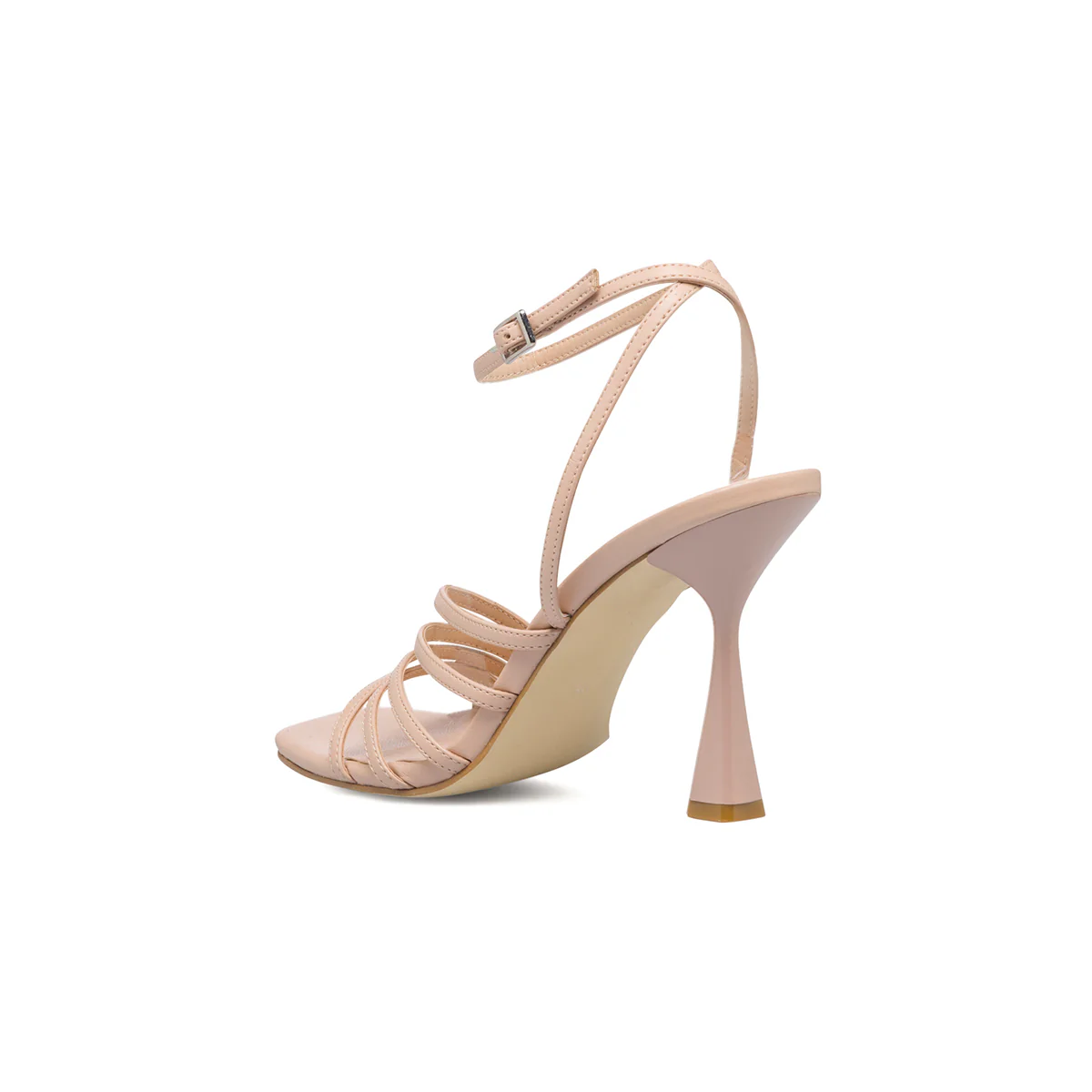 Sandali nude da donna con tacco a rocchetto 9 cm Swish Jeans - Image 7