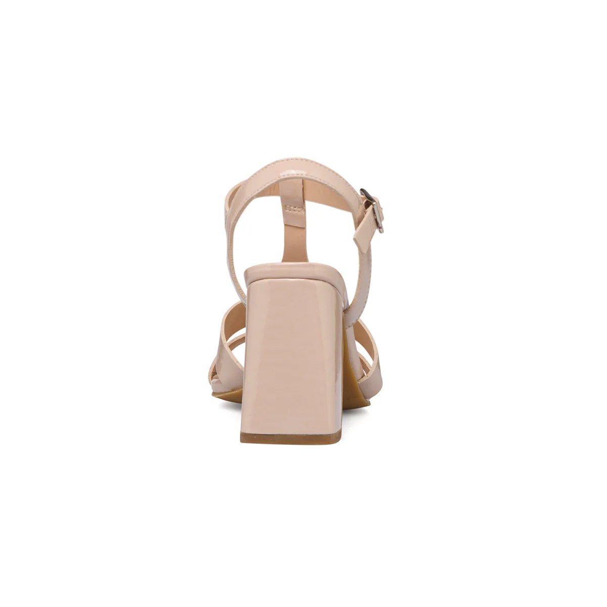 Sandali nude da donna effetto lucido con tacco a blocco 9 cm Swish Jeans - Image 7