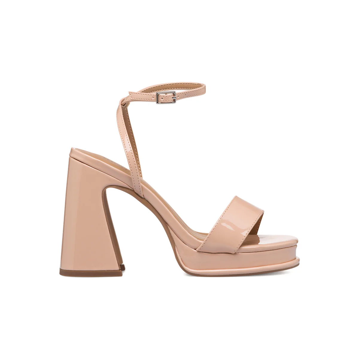 Sandali nude da donna in "pelle vegana" con tacco 10 cm Call It Spring Debbra