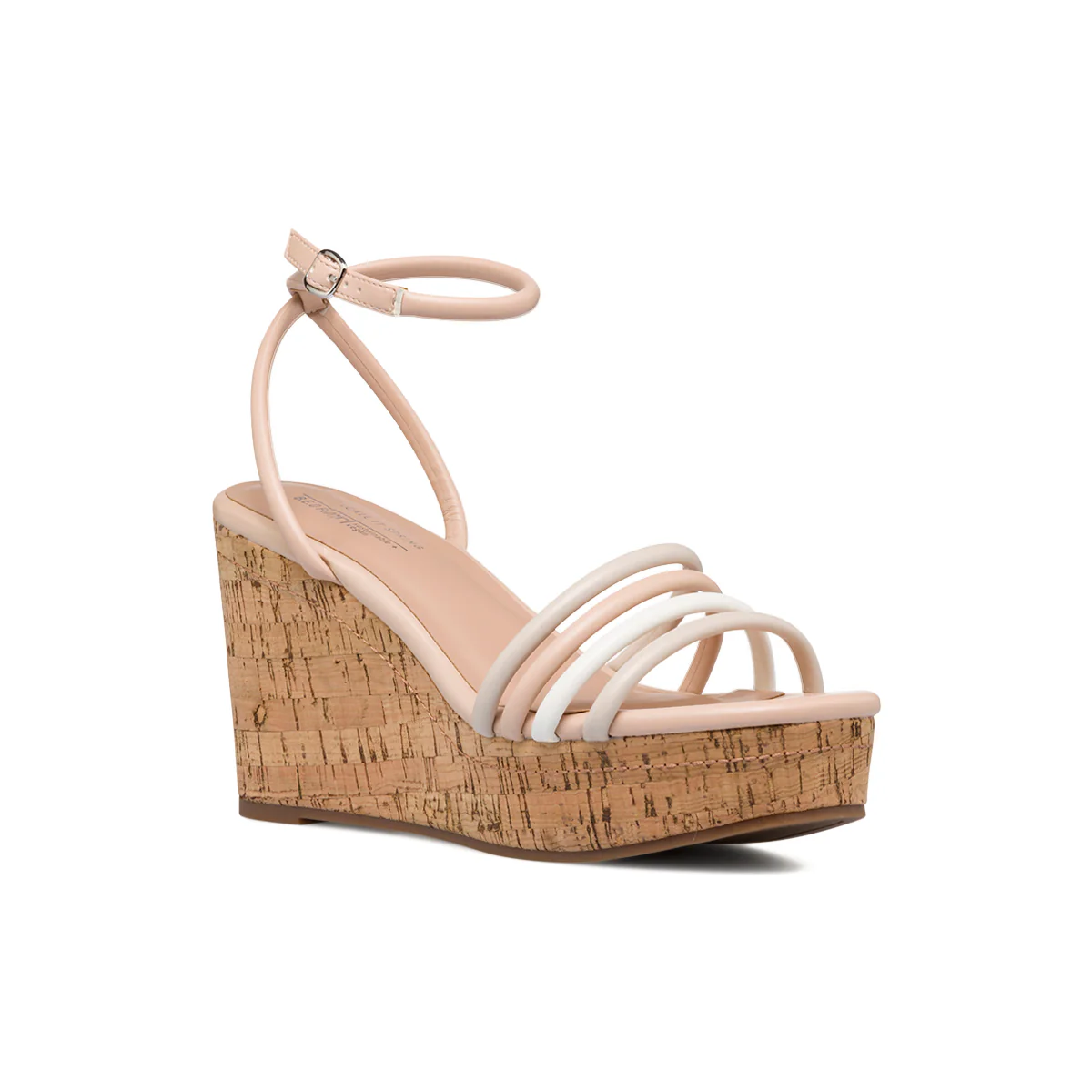 Sandali nude da donna in "pelle vegana" con zeppa 9 cm Call It Spring Leema - Image 2