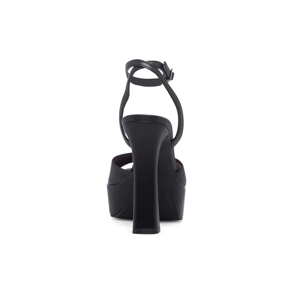 Sandali peep-toe neri da donna con tacco a campana e plateau Swish Jeans - Image 7