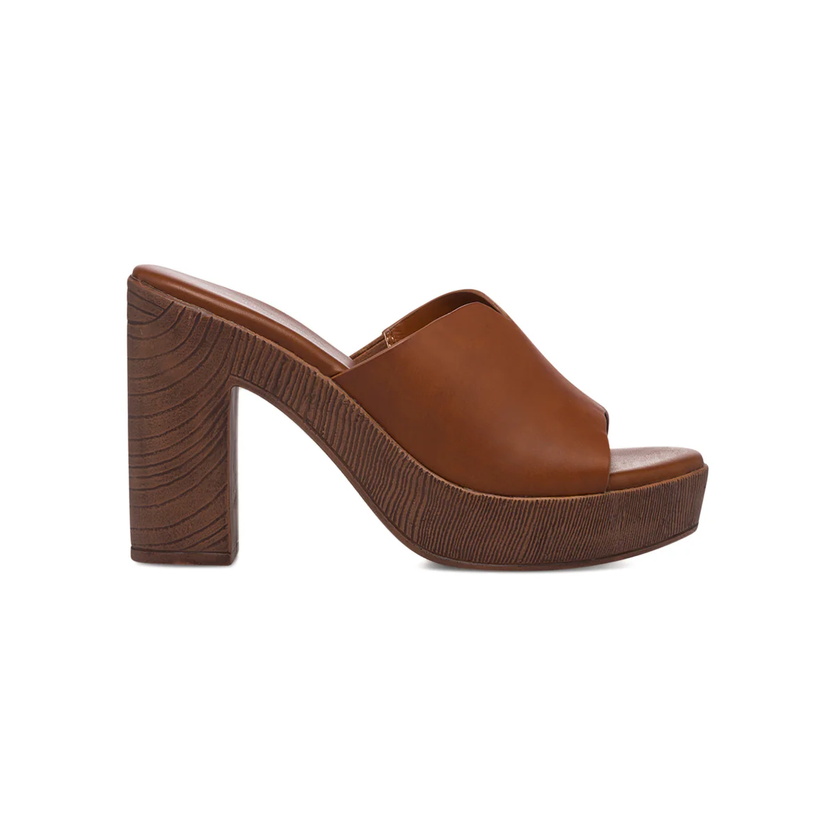 Sandali plateau e tacco alto 11 cm marroni da donna Lora Ferres