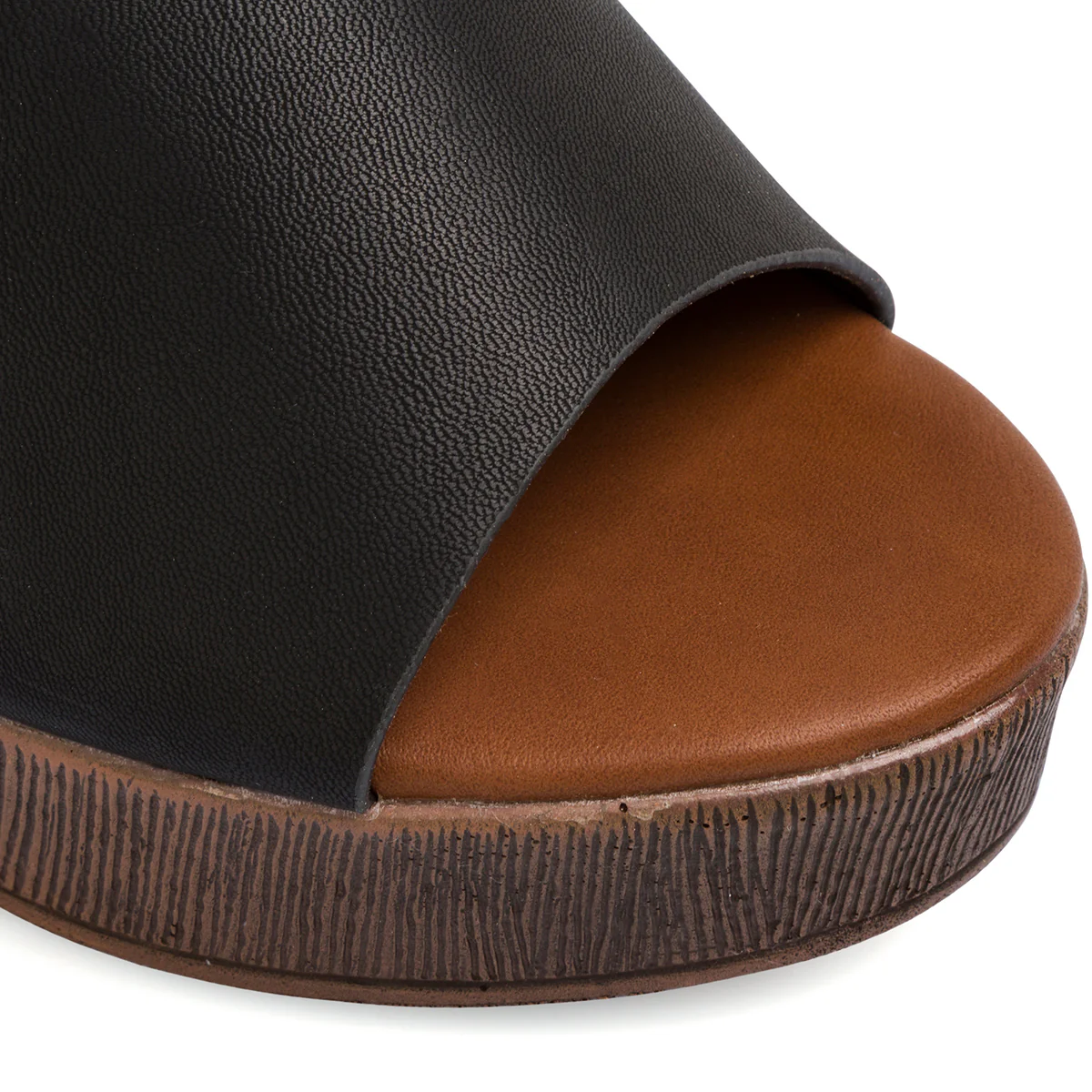 Sandali plateau e tacco alto 11 cm neri da donna Lora Ferres - Image 5