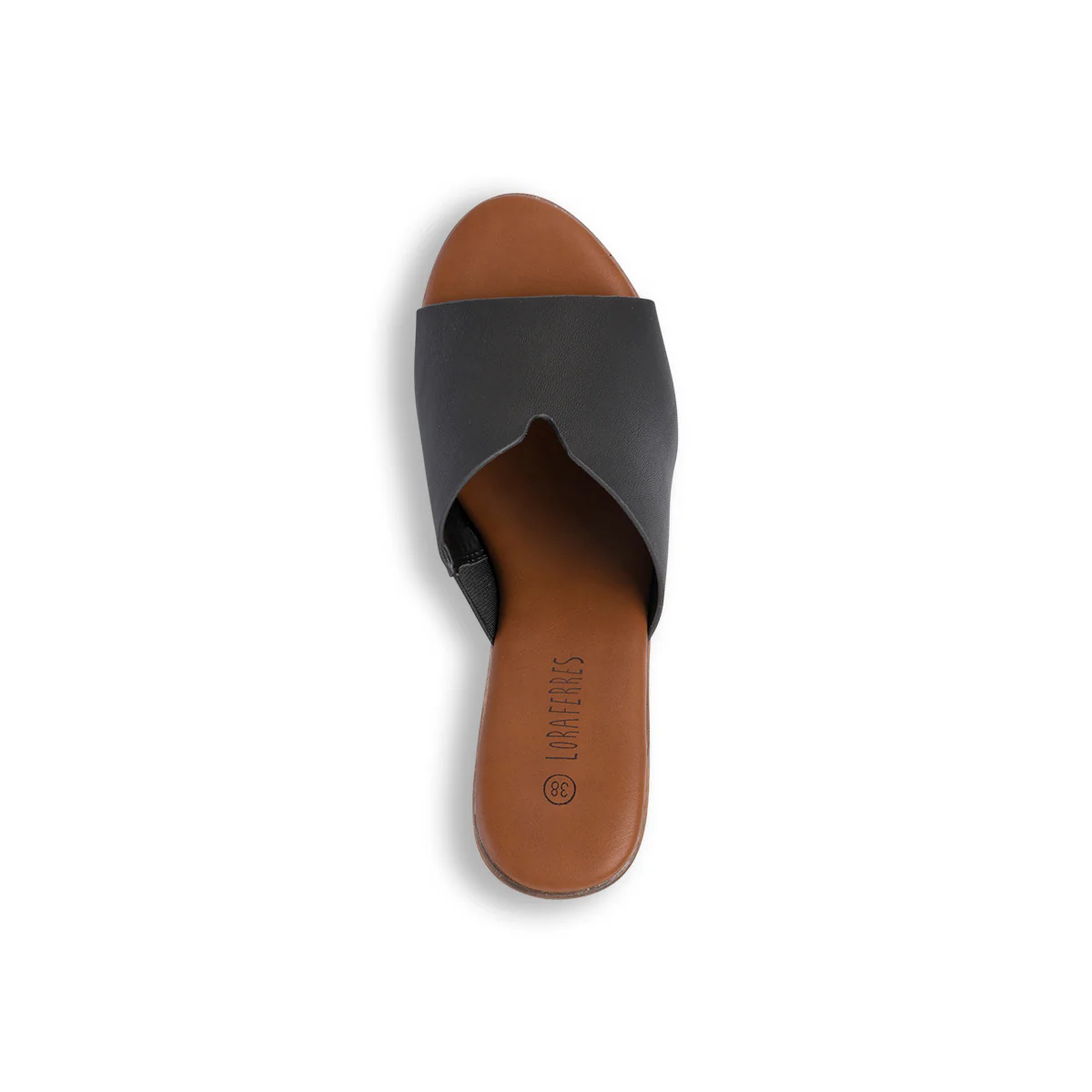 Sandali plateau e tacco alto 11 cm neri da donna Lora Ferres - Image 6