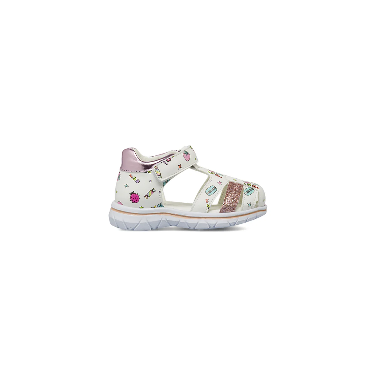 Sandali primi passi Bambina bianchi con punta chiusa Le scarpe di Alice