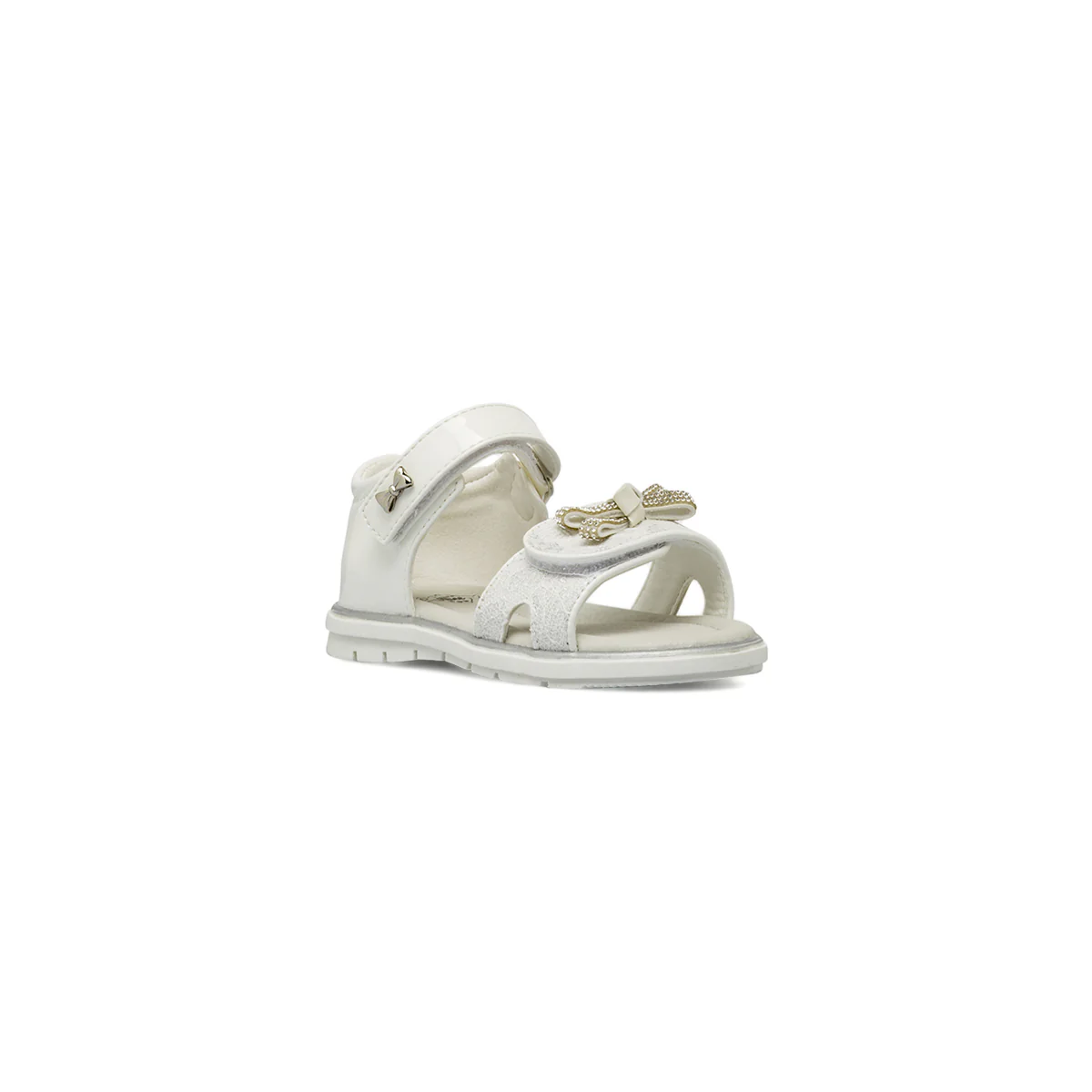 Sandali primi passi bianchi da Bambina con pizzo Le scarpe di Alice - Image 2