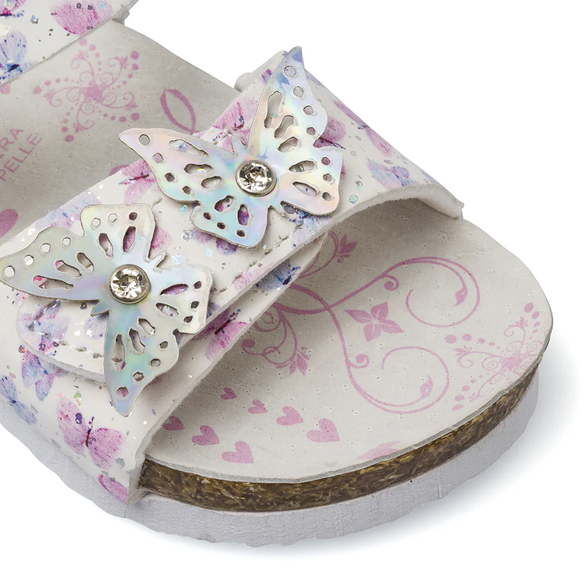Sandali primi passi bianchi da Bambina con soletta in pelle Settenote - Image 5