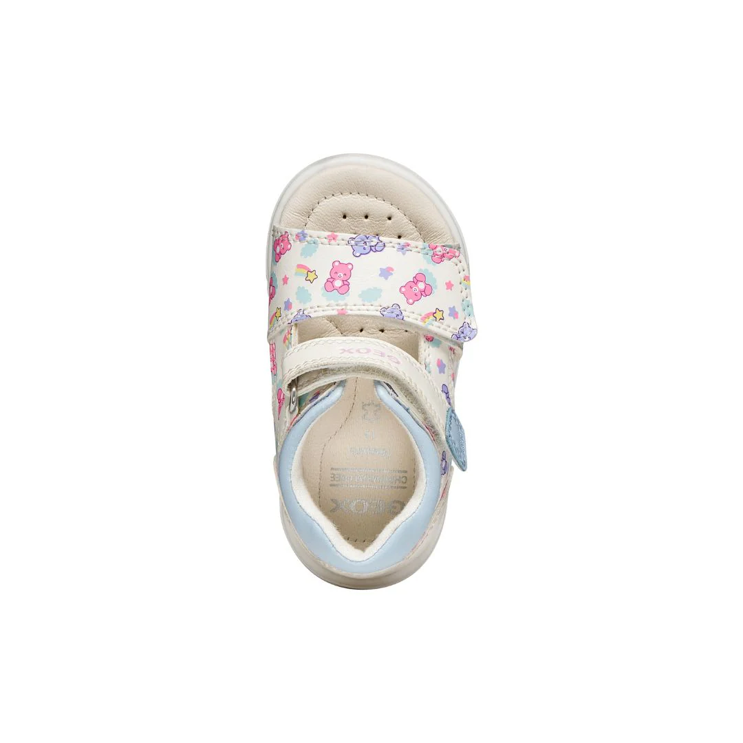 Sandali primi passi bianchi da Bambina con suola traspirante Geox - Image 4