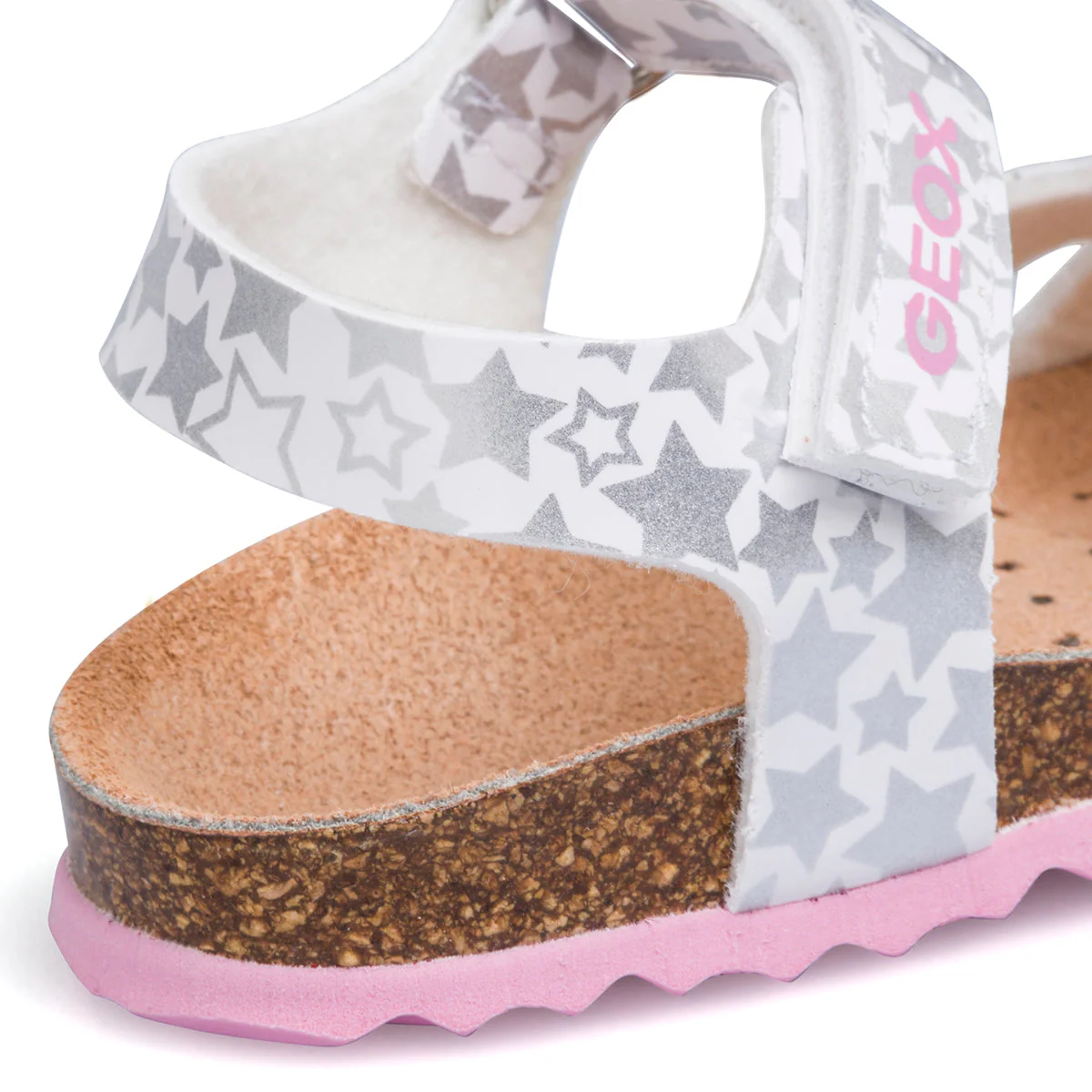 Sandali primi passi bianchi da bambina Geox Chalki - Image 6