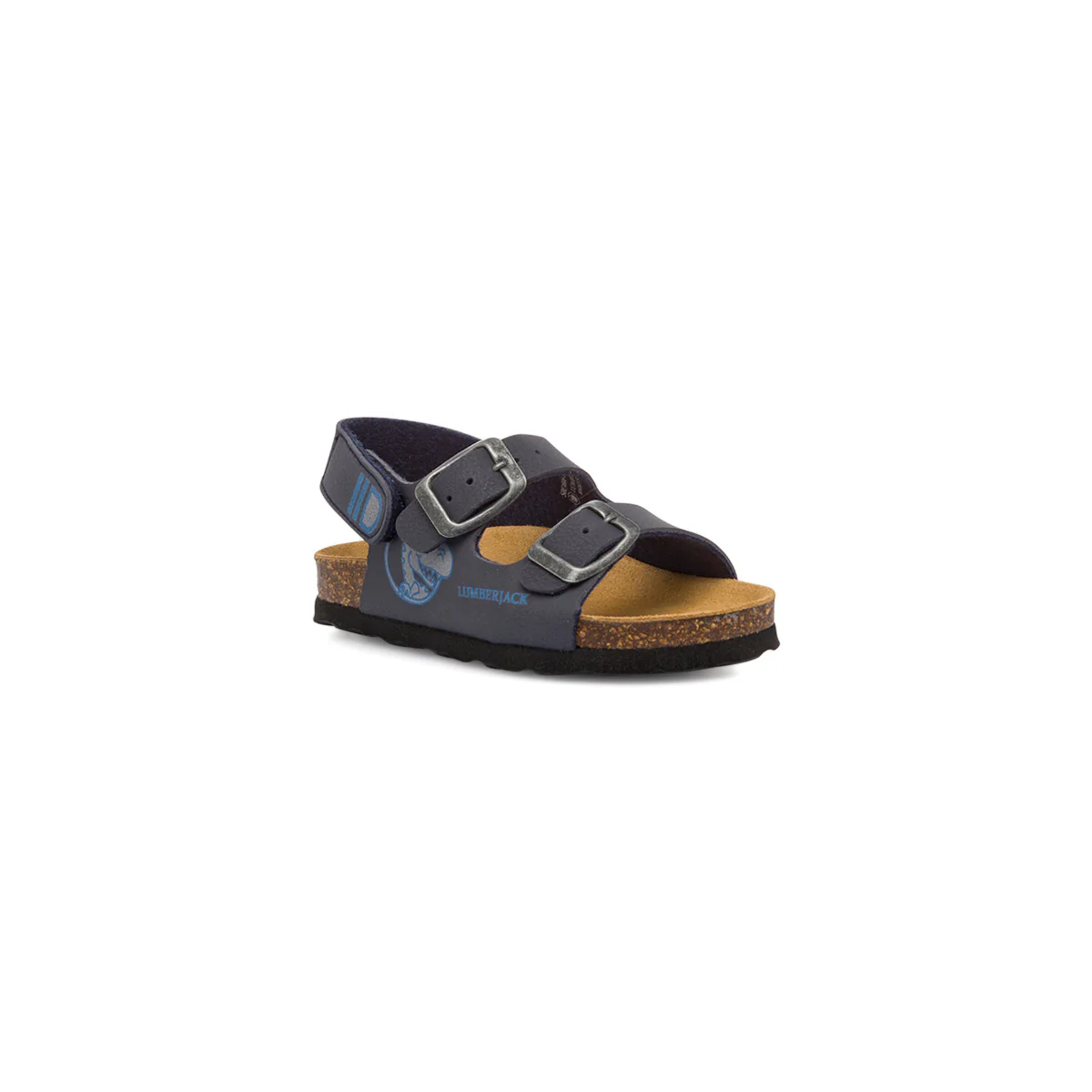 Sandali primi passi blu da bambino con stampa laterale Lumberjack Bing - Image 2