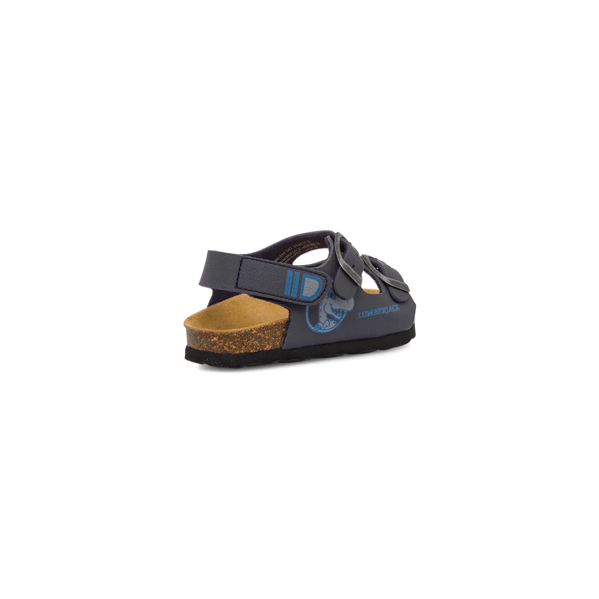 Sandali primi passi blu da bambino con stampa laterale Lumberjack Bing - Image 3