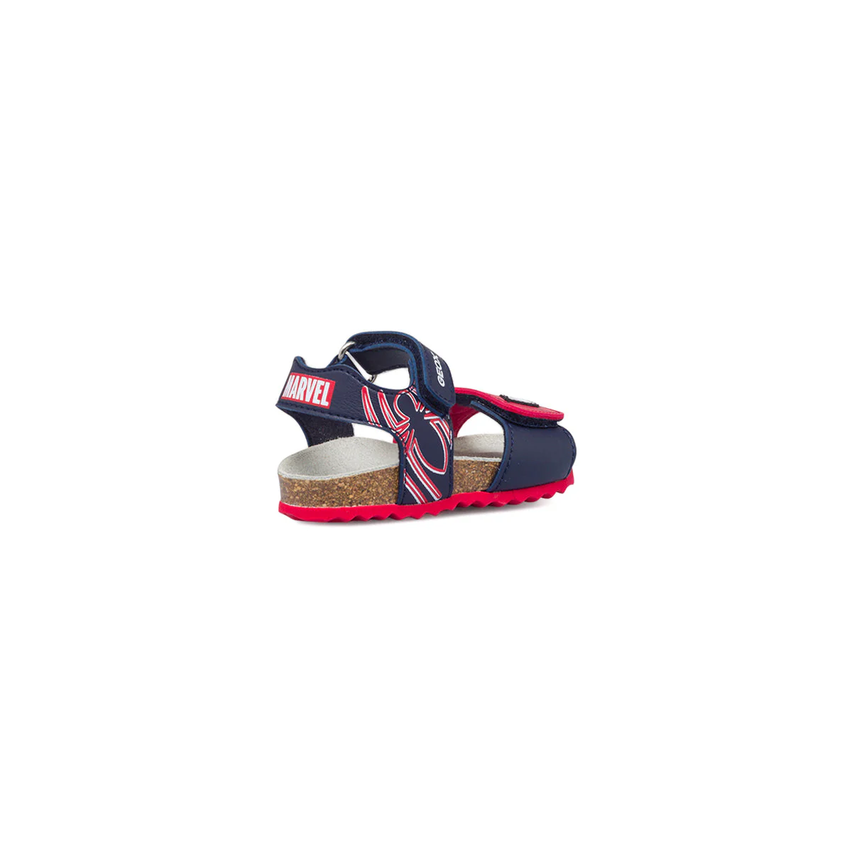 Sandali primi passi blu da bambino con stampa Spiderman Geox Chalki - Image 3
