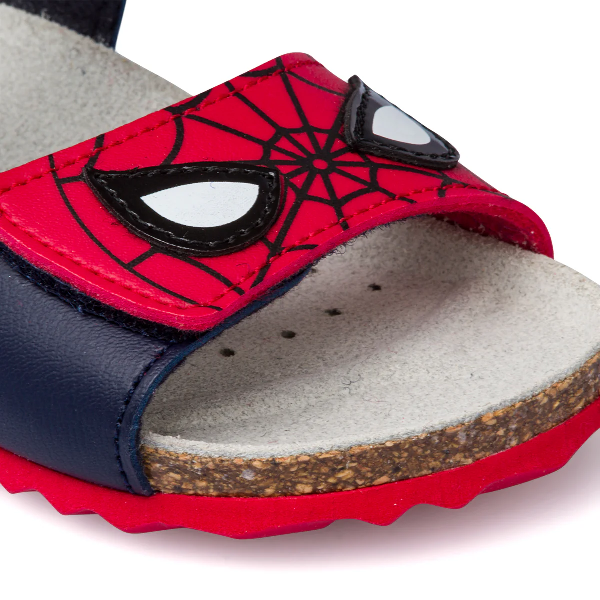 Sandali primi passi blu da bambino con stampa Spiderman Geox Chalki - Image 8
