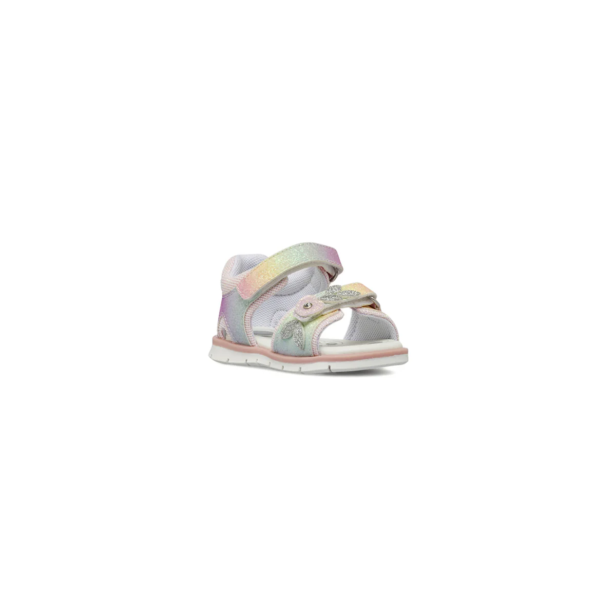 Sandali Primi passi da Bambina multicolore glitterati con fiori Chicco - Image 2