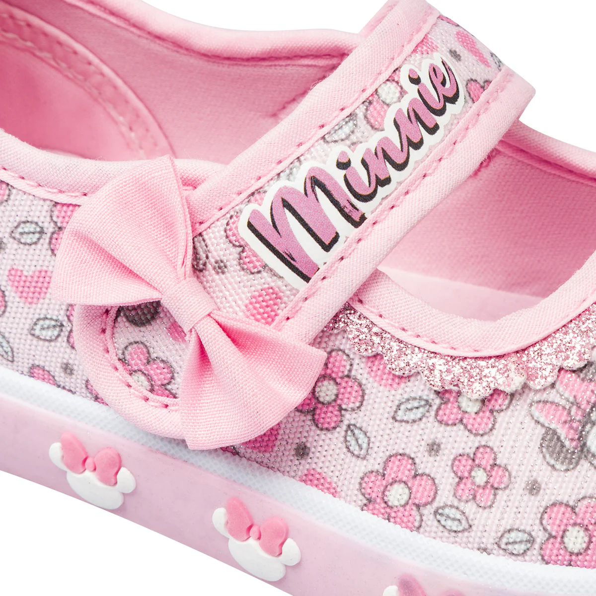 Sandali Primi Passi da Bambina Rosa con stampa Minnie - Image 7