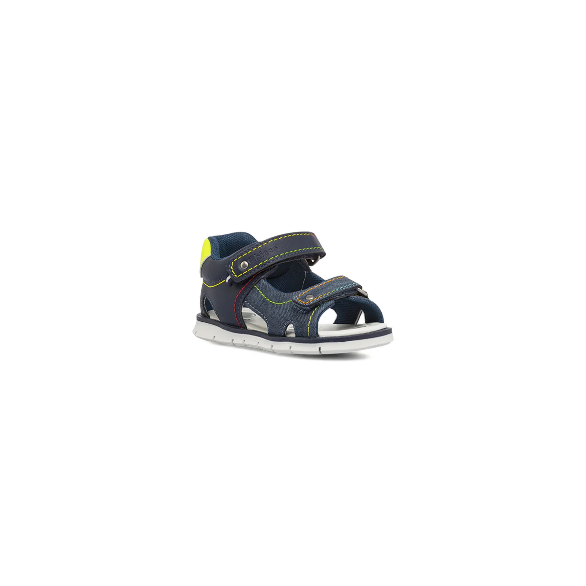 Sandali primi passi da Bambino blu effetto denim con strappo Chicco - Image 2