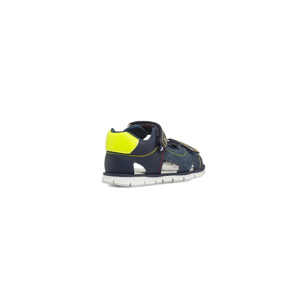 Sandali primi passi da Bambino blu effetto denim con strappo Chicco - Image 3