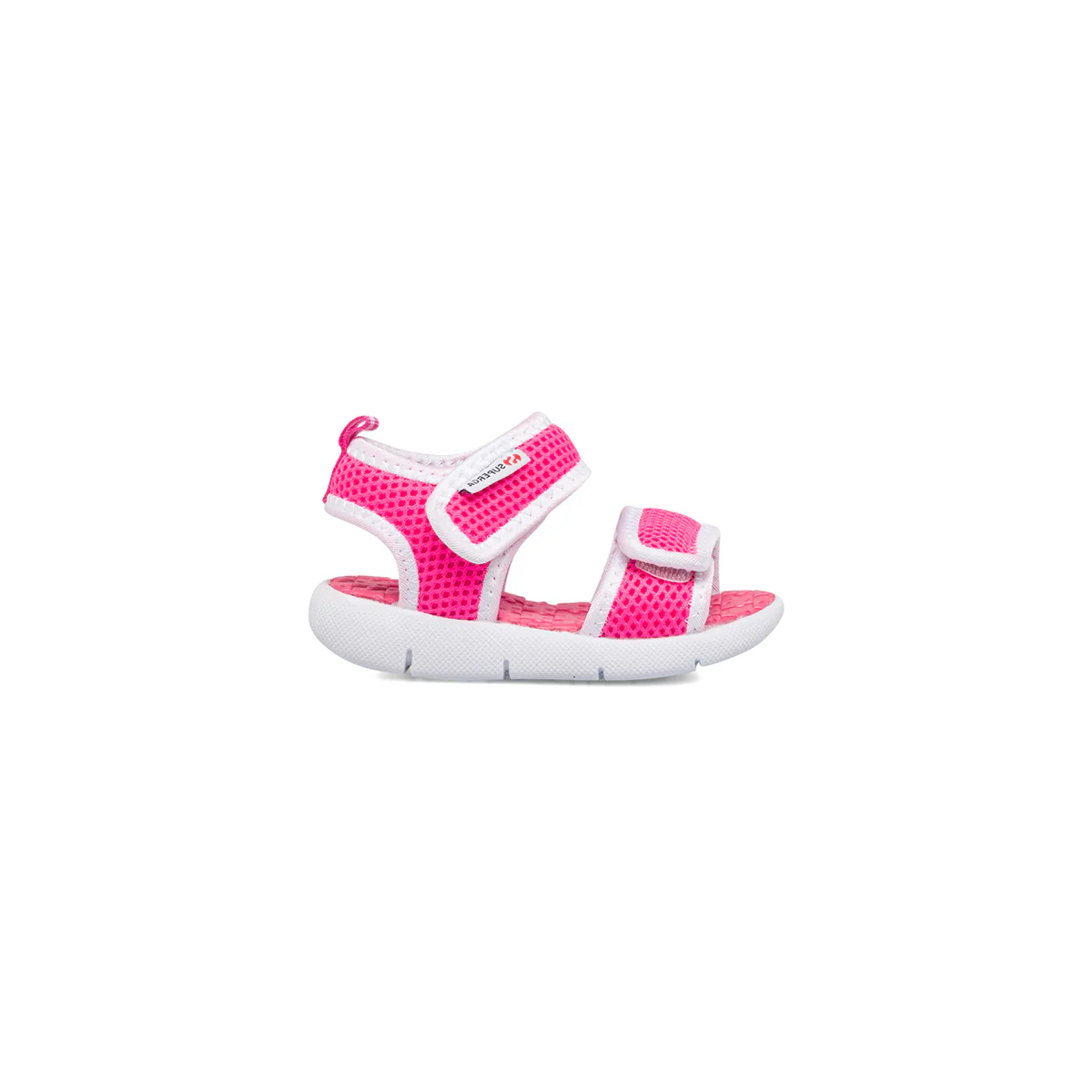 Sandali primi passi fucsia da bambina Superga