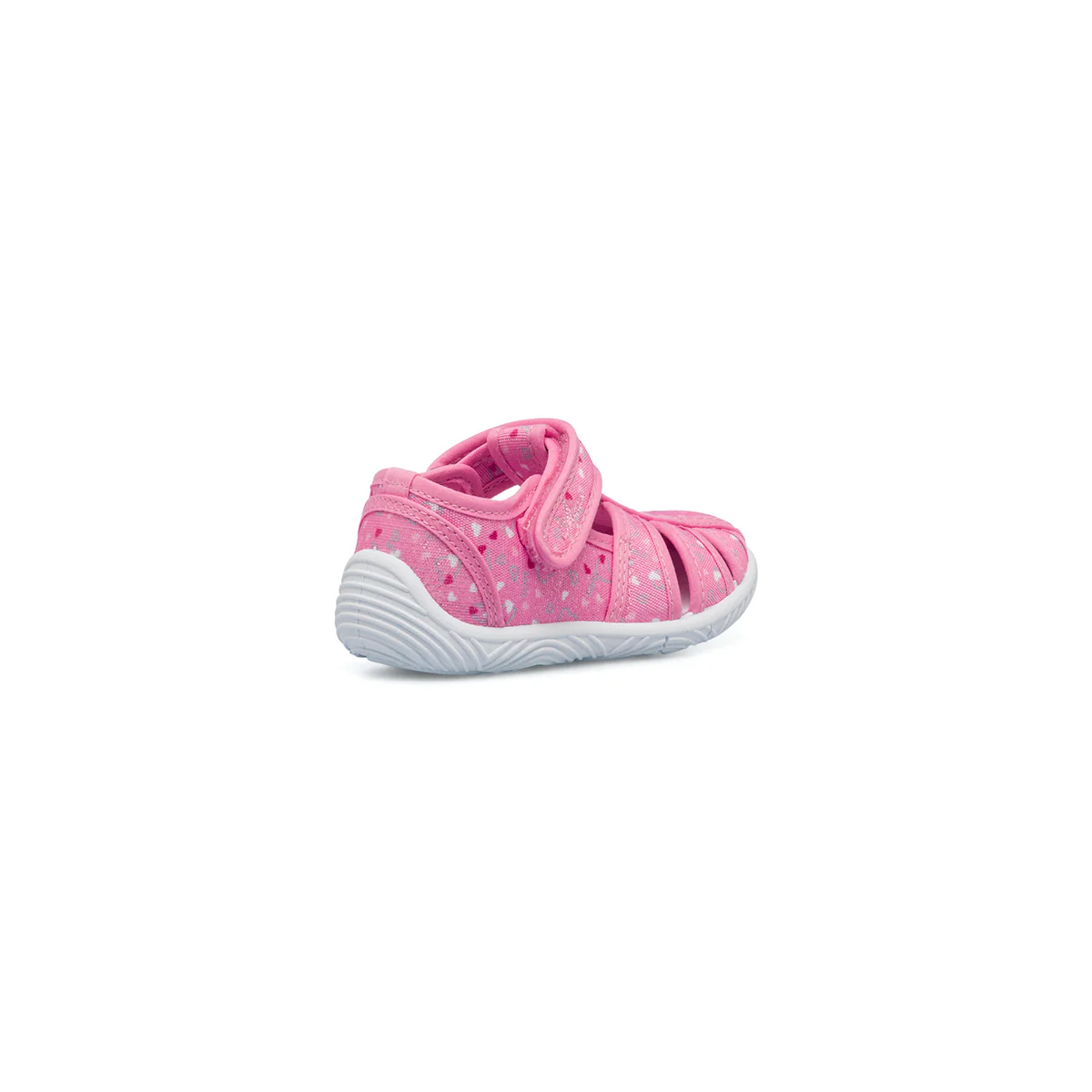 Sandali primi passi rosa da bambina in tessuto glitterato Chicco Tullio - Image 3